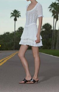 Priscavera - Stretch Lace Mini Dress