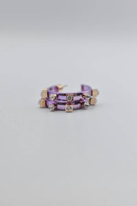 Smith & Co - Women's Metallic Metal Hoop Earring