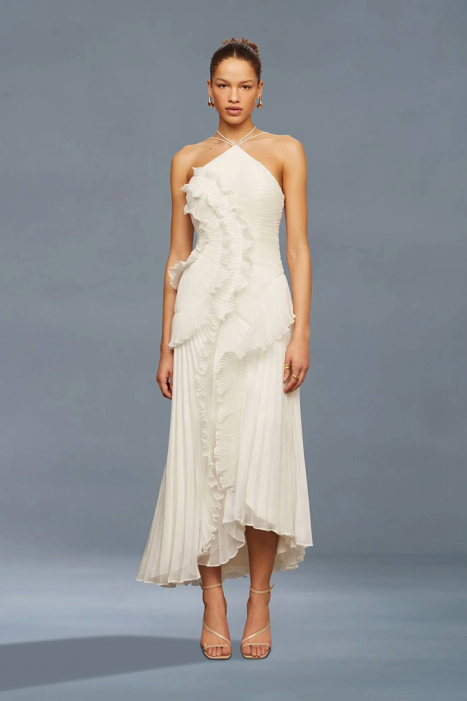 Amur - Lorelie Halter Midi Gown