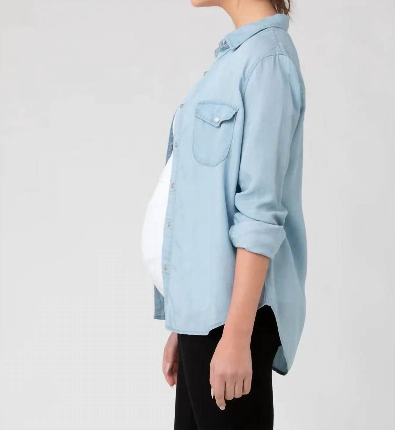 Ripe Maternity - Bec Chambray Shirt
