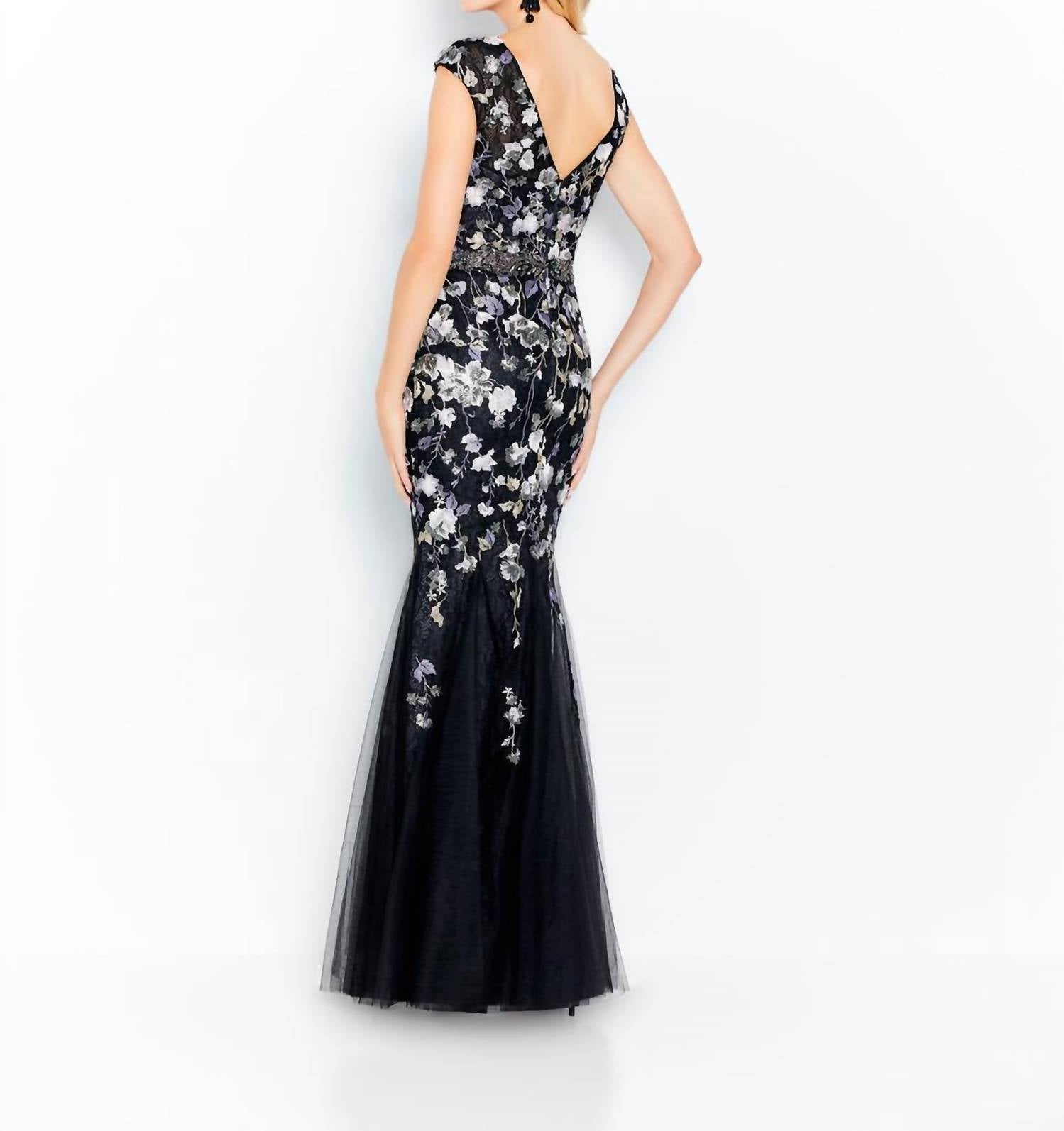 Cameron Blake - Tulle Trumpet Dress