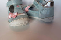 Renbut Shoes - Girl's Velcro T-strap Ankle-hi Cap-toe Shoes