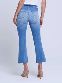 L'Agence - Kendra High-Rise Cropped Flare Jeans
