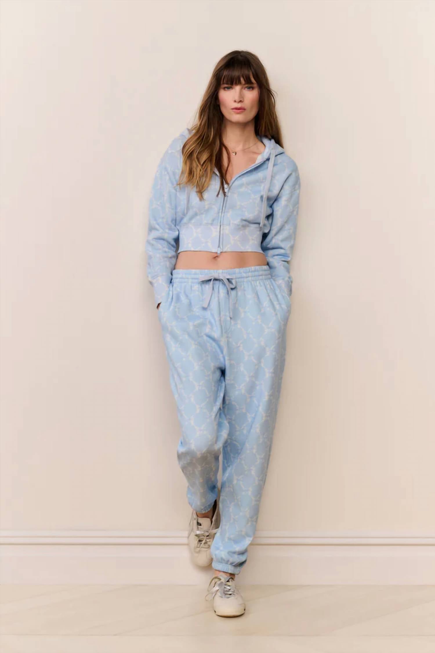 Loveshackfancy - Lillia Bow Print Sweatpant