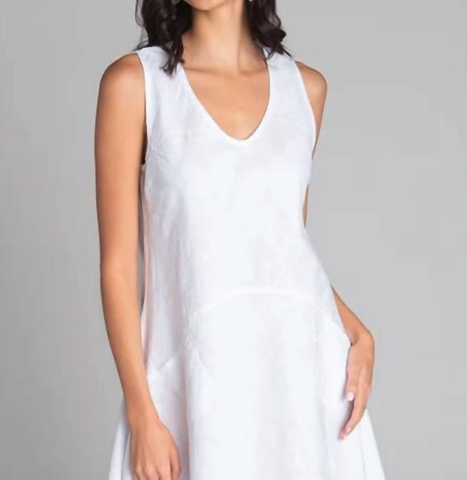 Luna Luz - Embroidered Tank Midi Dress