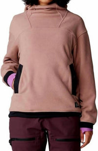 Mountain Hardwear Powder Maven Fleece Pullover Hoody in smokyquartz - women's top