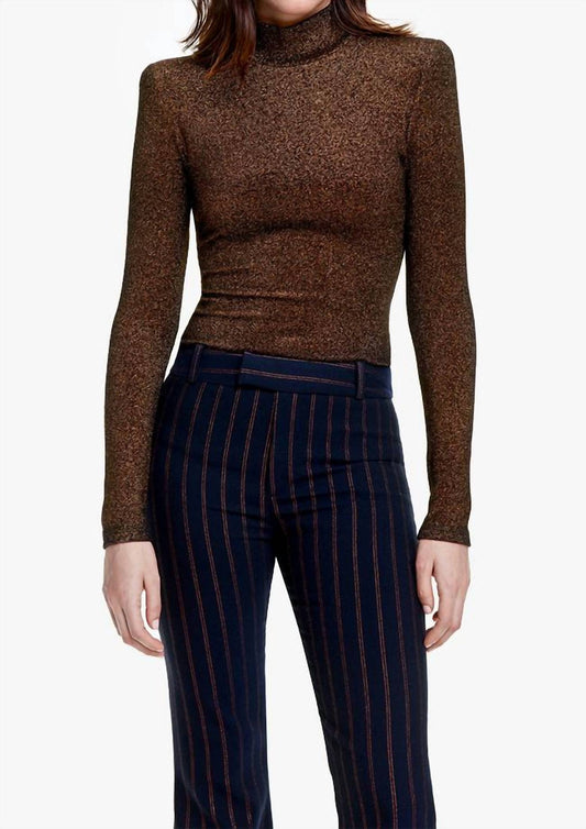 Smythe - Shoulder Pad Turtleneck Top