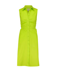 THE SHIRT THE ASHLEY DRESS in lime - women's dress - view 5