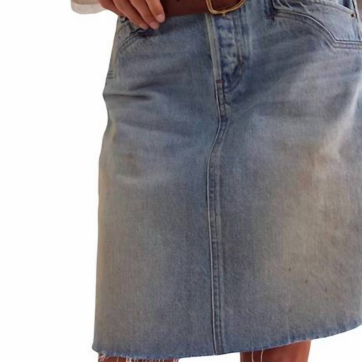 Free People - Suzy Denim Midi Skirt