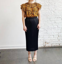 Ulla Johnson - Pre-loved Amai Top With Flutter Cap Sleeve