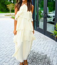 Lucy Paris - Emery Ruffle Maxi Dress