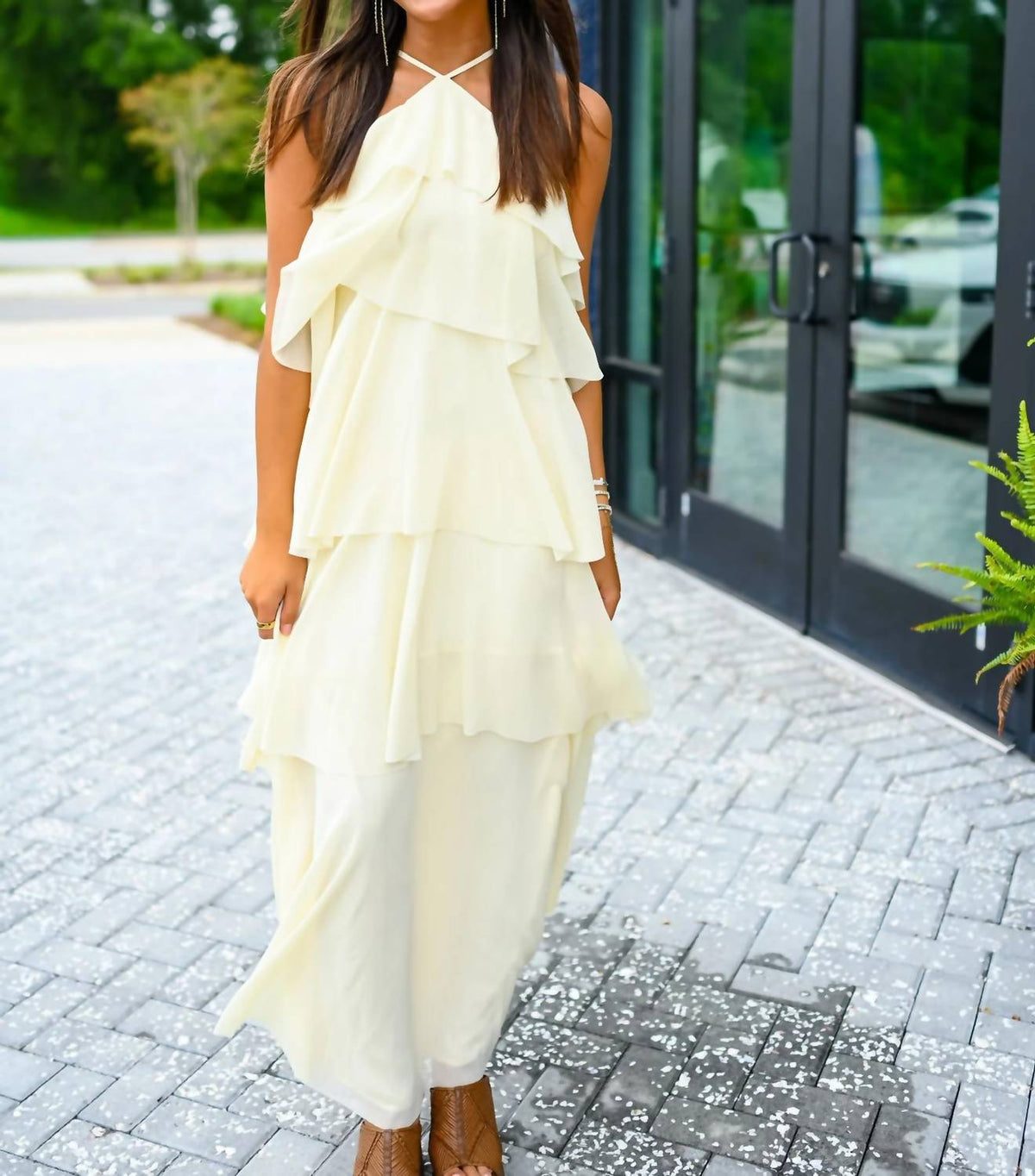 Lucy Paris - Emery Ruffle Maxi Dress