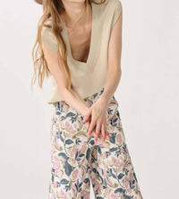 Lanhtropy - Preppy Lurex Knitted Vest