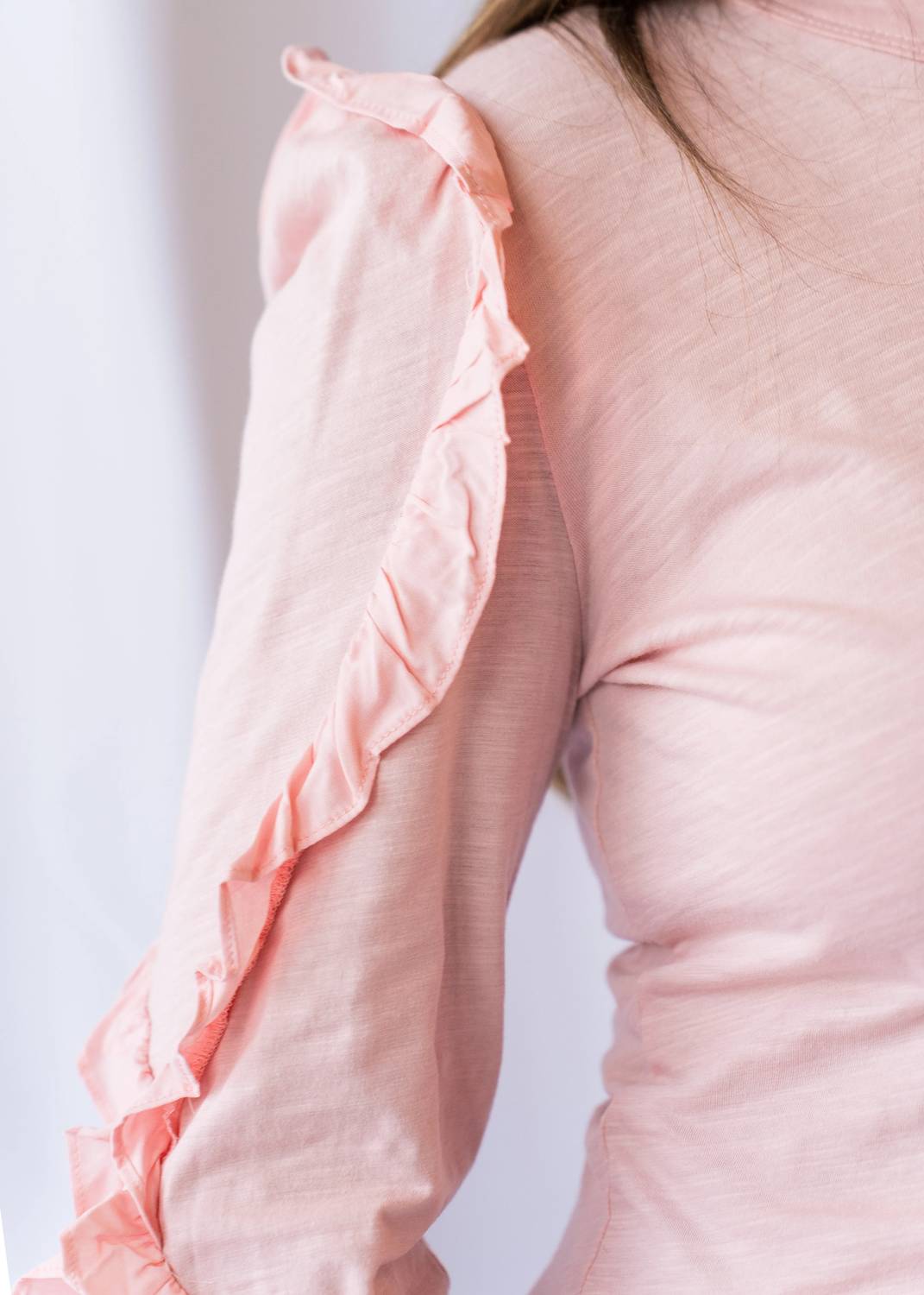 Six/Fifty - Millie Long Lseeve Ruffle Top