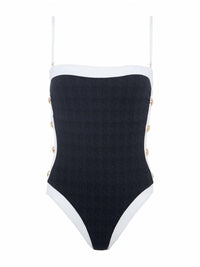 L'Agence - Tory Bandeau One-Piece Swimsuit