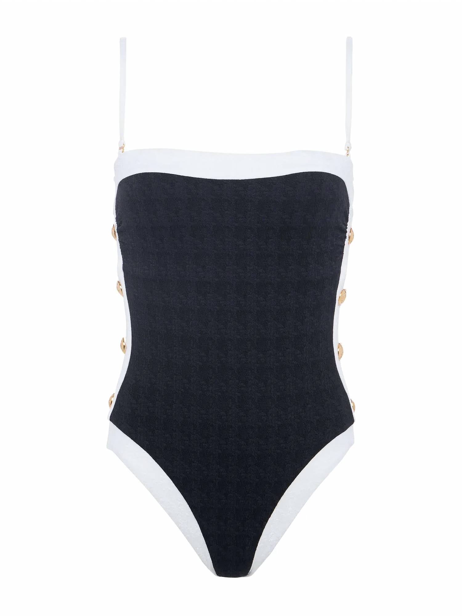 L'Agence - Tory Bandeau One-Piece Swimsuit