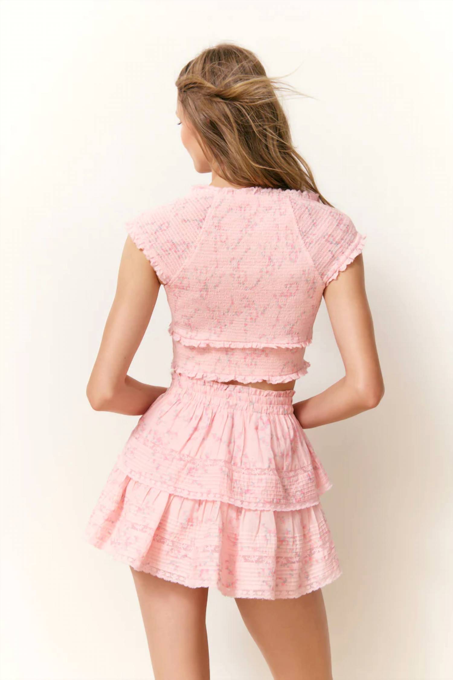 Loveshackfancy - Cambron Luna Rosa Fleur Top