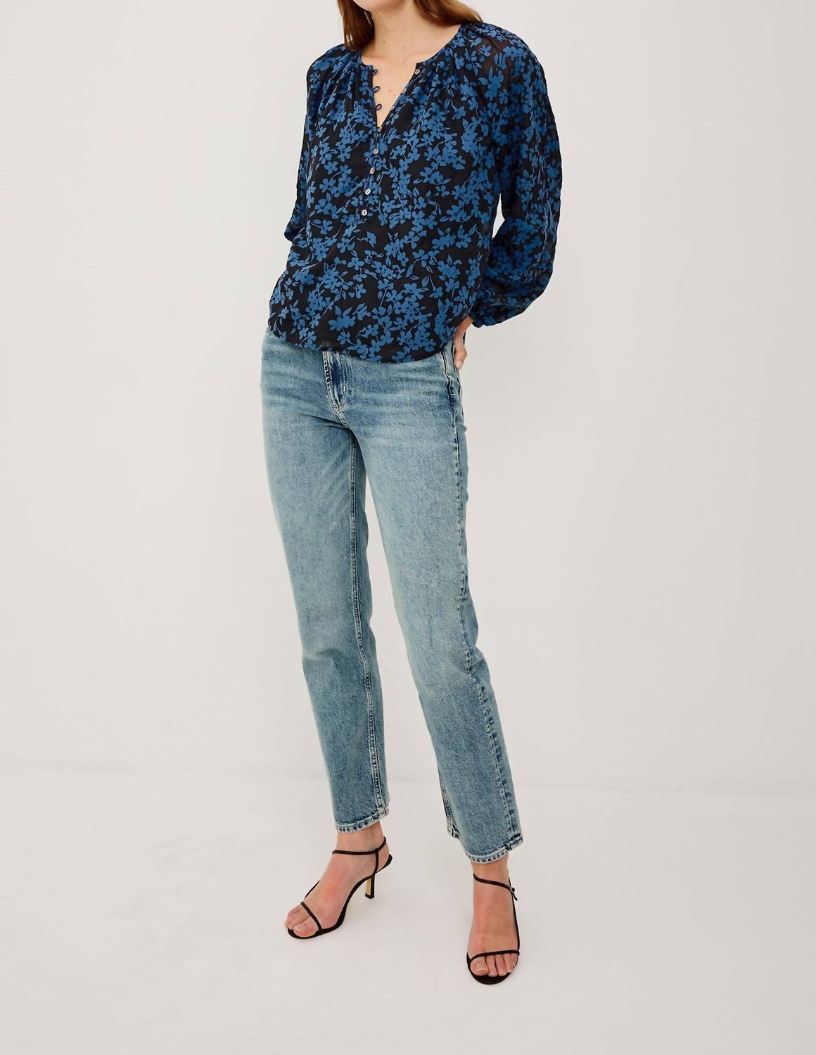 Rails - Indi Crinkle Poplin Top