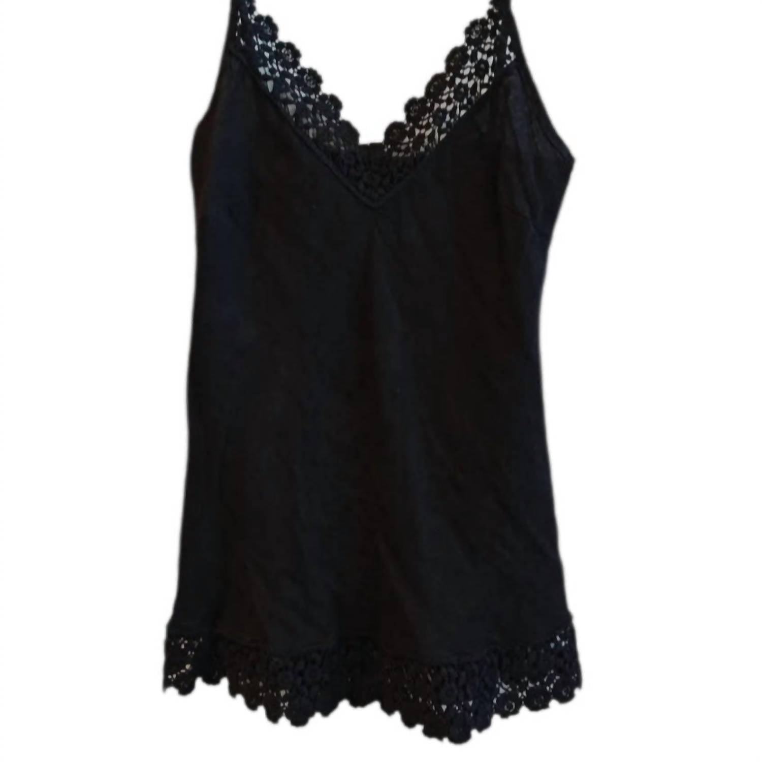 Made In Italy - Grace Linen Lace Tank