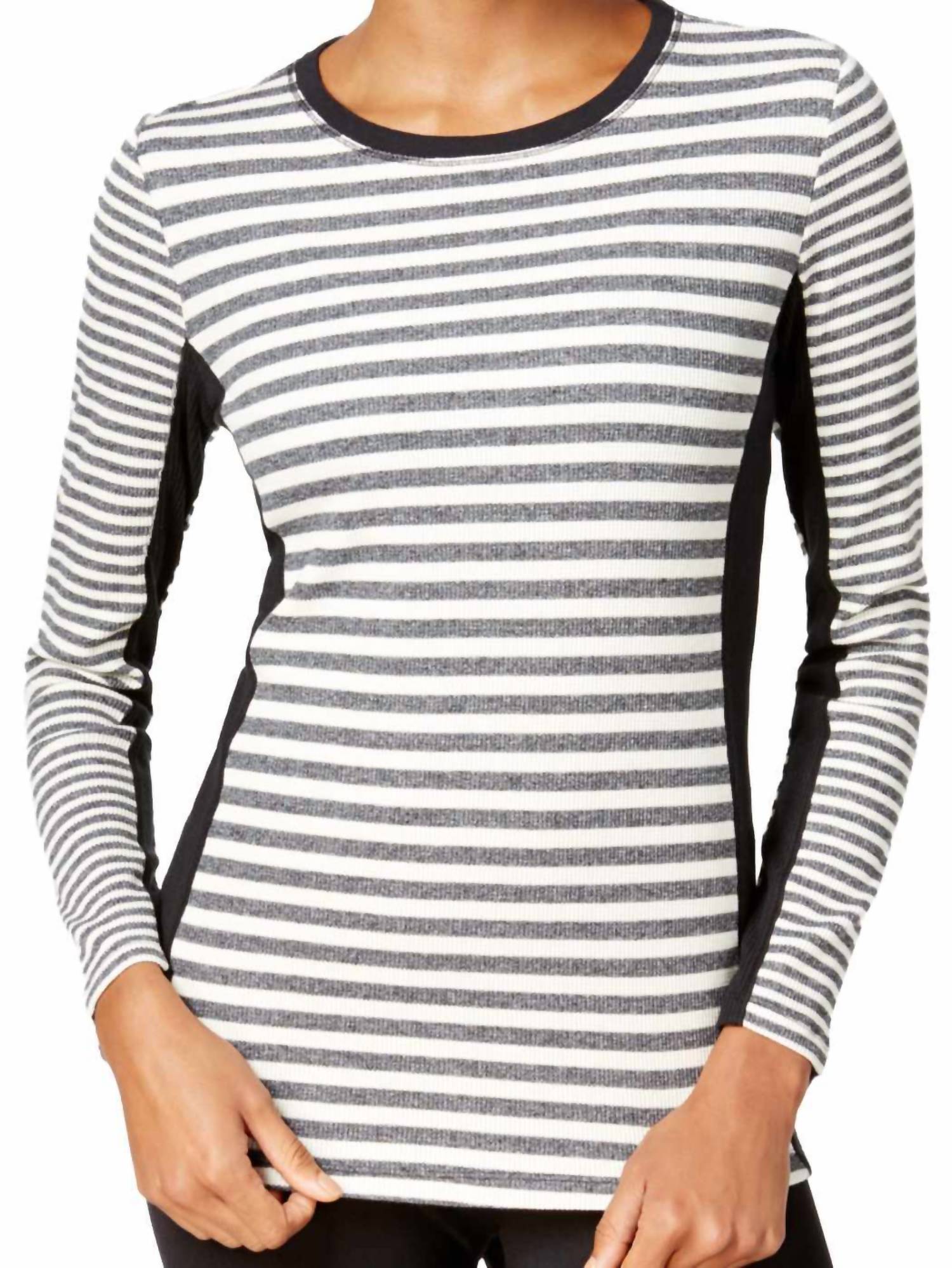 Calvin Klein - Women's Striped Thermal Top