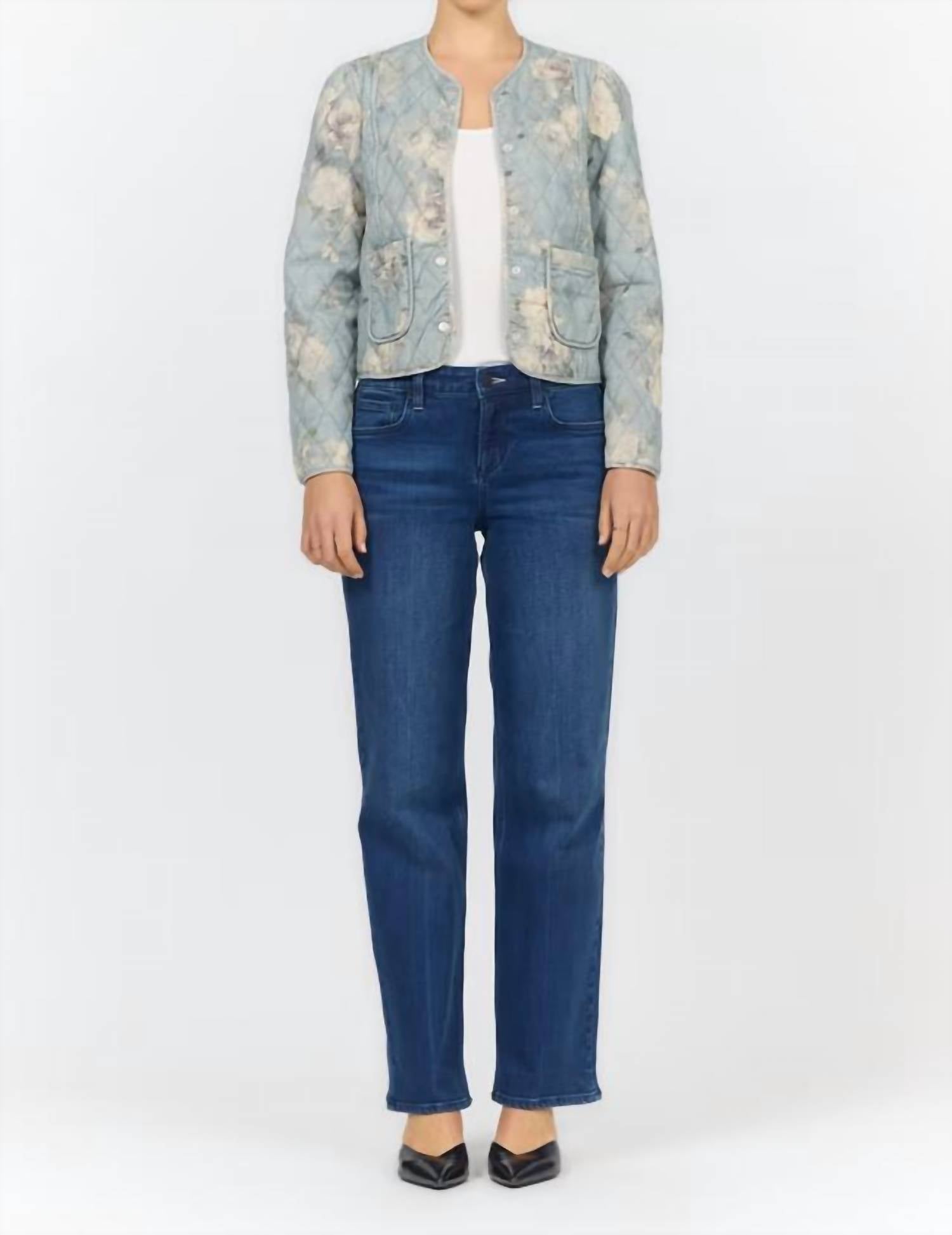 Dear John Denim - Kit Floral Quilted Denim Jacket