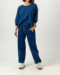 sundays Ryan Wide Leg Pants in denim - women's pants - detail view