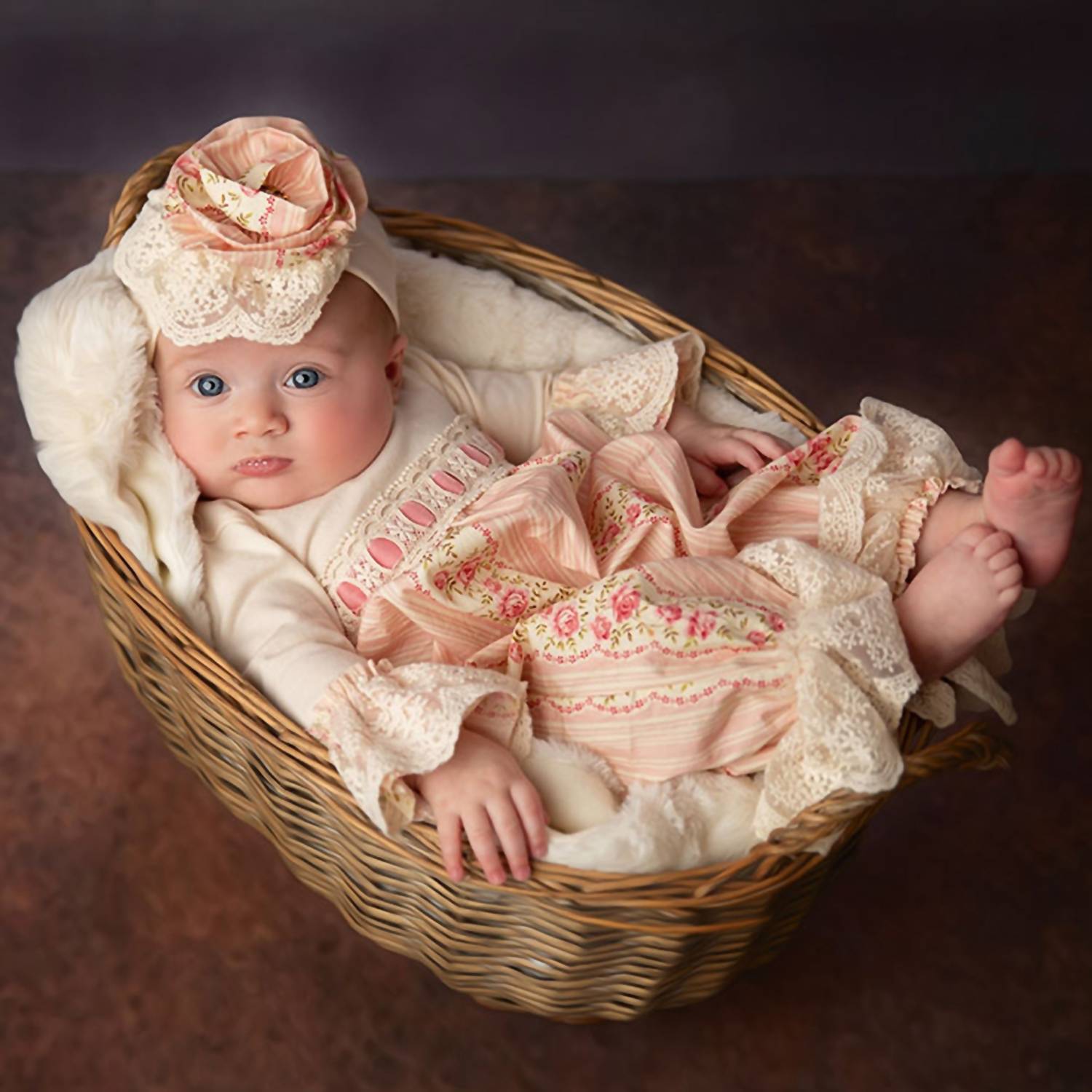 Haute Baby - Baby Girls Granny's Favorite Romper