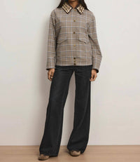 Veronica Beard Kasper Jacket in plaid - women's jacket