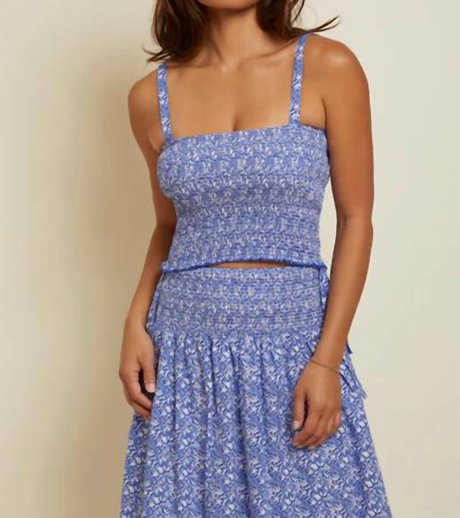 Nation Ltd - Rumer Gathered Crop Cami