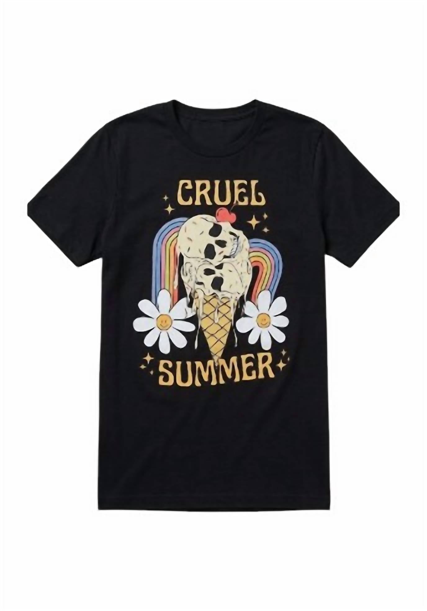 Better In Black Co - Women's Cruel Summer Skull Tee