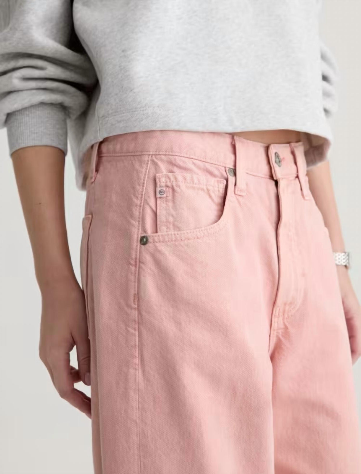 Ag Jeans - Hattie Crop High-rise Barrel Jeans