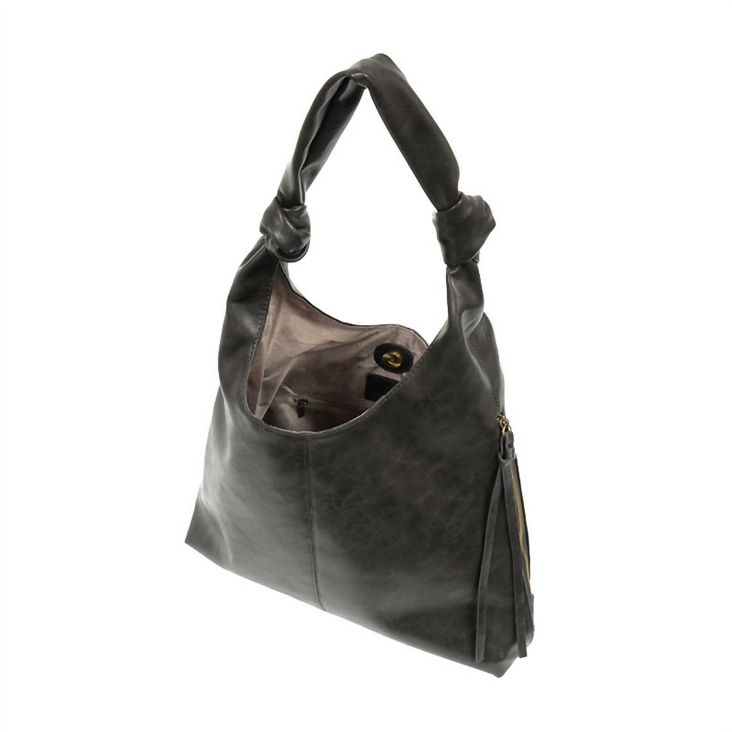 Joy Susan Women's Addie Knot Handle Hobo Bag in brown - women's bag