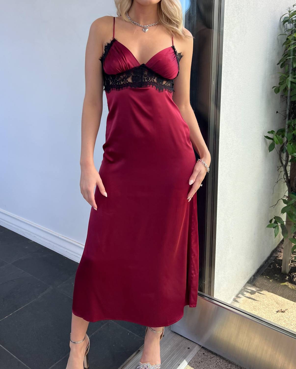 Sky To Moon - Paint The Town Red Dress