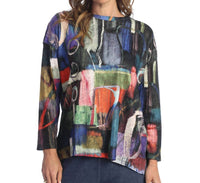 Jess & Jane - Barcelona Light Knit Step Hem Top