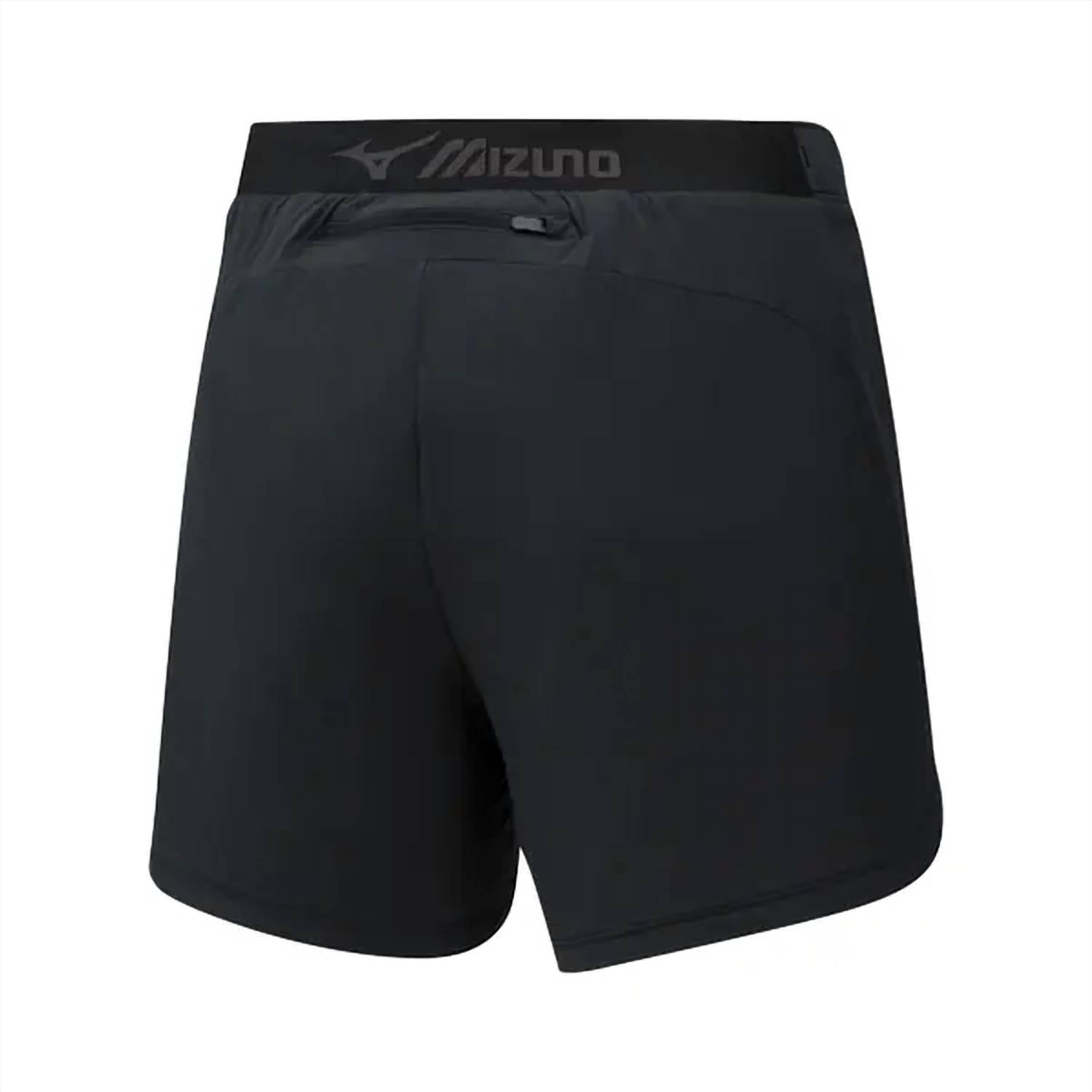 MIZUNO Women's Alpha 4.0 Running Shorts in black black - women's shorts - detail view