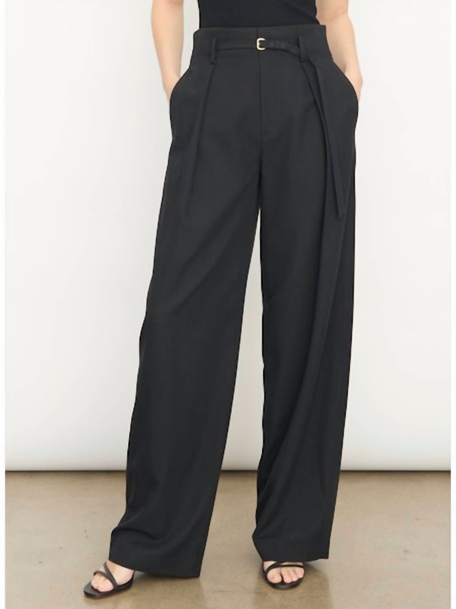 Vince - High Waist Pleated Trouser