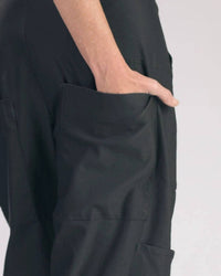 ALEMBIKA Soft Twill Cargo Pants in black - women's pants - view 6