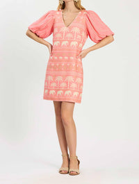 Tyler Boe - Lexi Linen Tropical Mini Dress