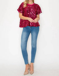 Joh - Jeovanny Sequin Top