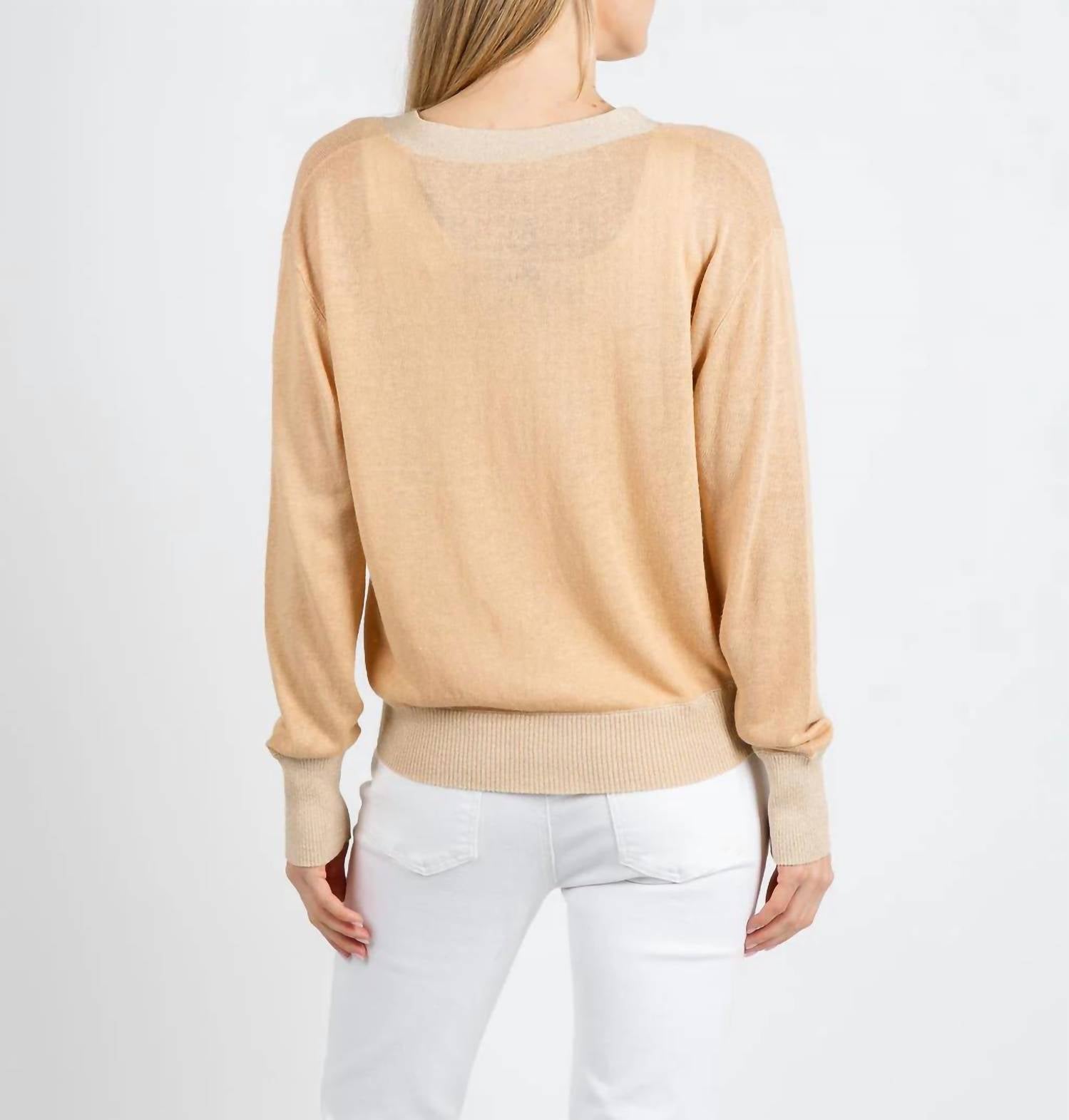 In Bed With You - Stampato V Pocket Cardigan