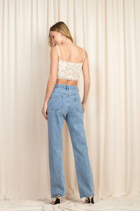 Et Clet - Floral Crop Tank