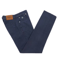 Luigi Borrelli Napoli - Men's Slim-fit Cotton Linen Jeans