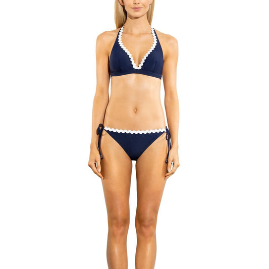 Shoshanna - Solid Scallop String Bikini Bottom