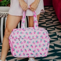 Katydid - Women's Strawberry Weekender Travel Bag
