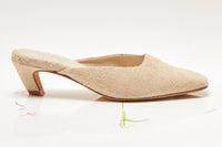 Free People Women's Avenue Heel in sand hairy suede - women's heels - alternate view