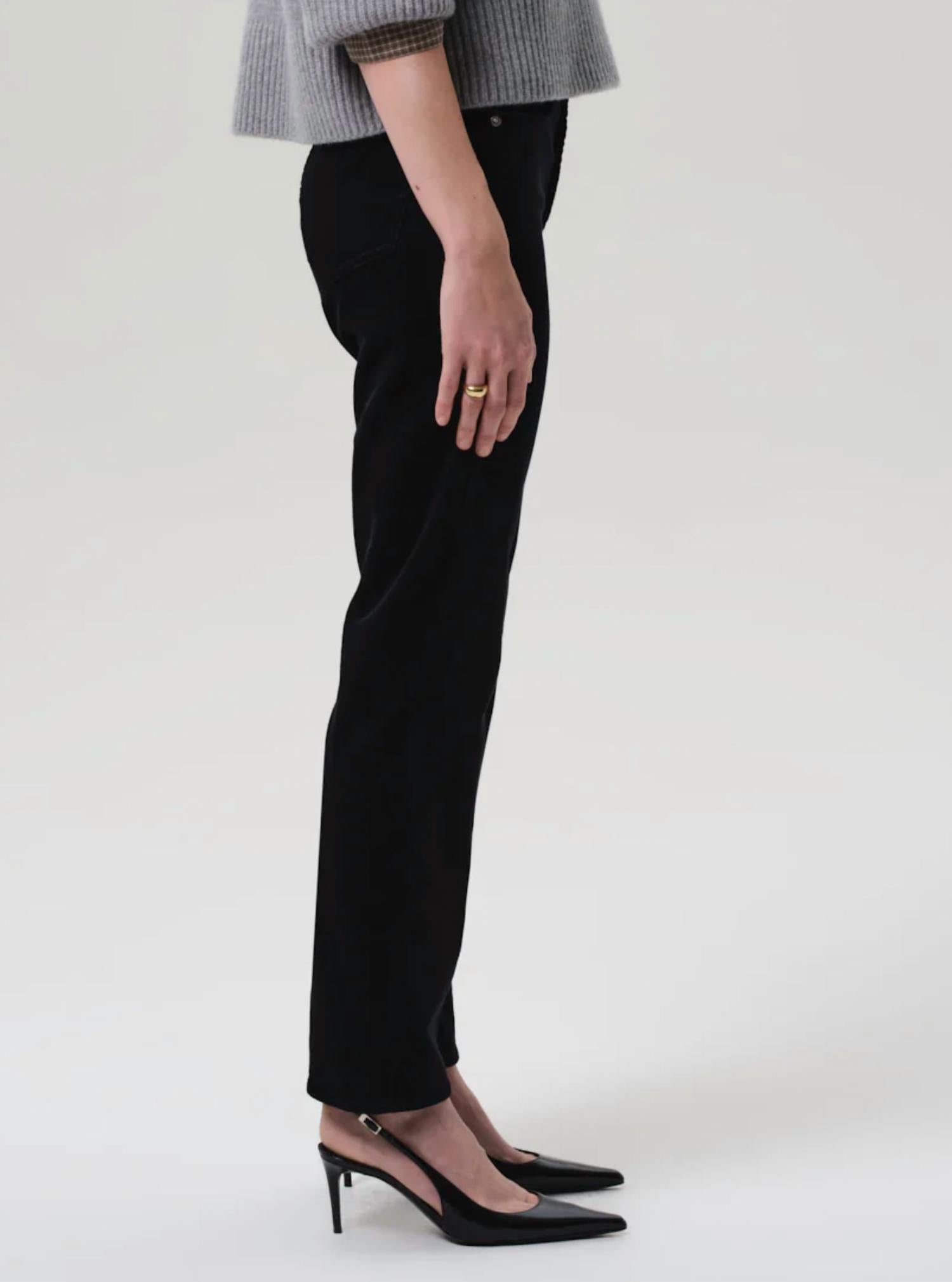 Citizens of Humanity Blaine High-rise Jeans in true black - women's jeans - alternate view