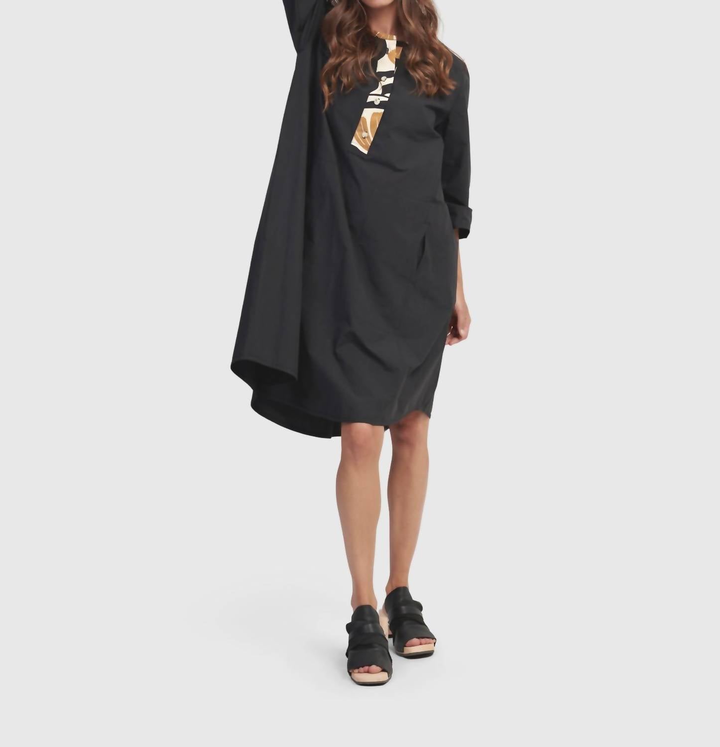 ALEMBIKA Kenzie Shirt Dress in tulips - women's dress - view 8