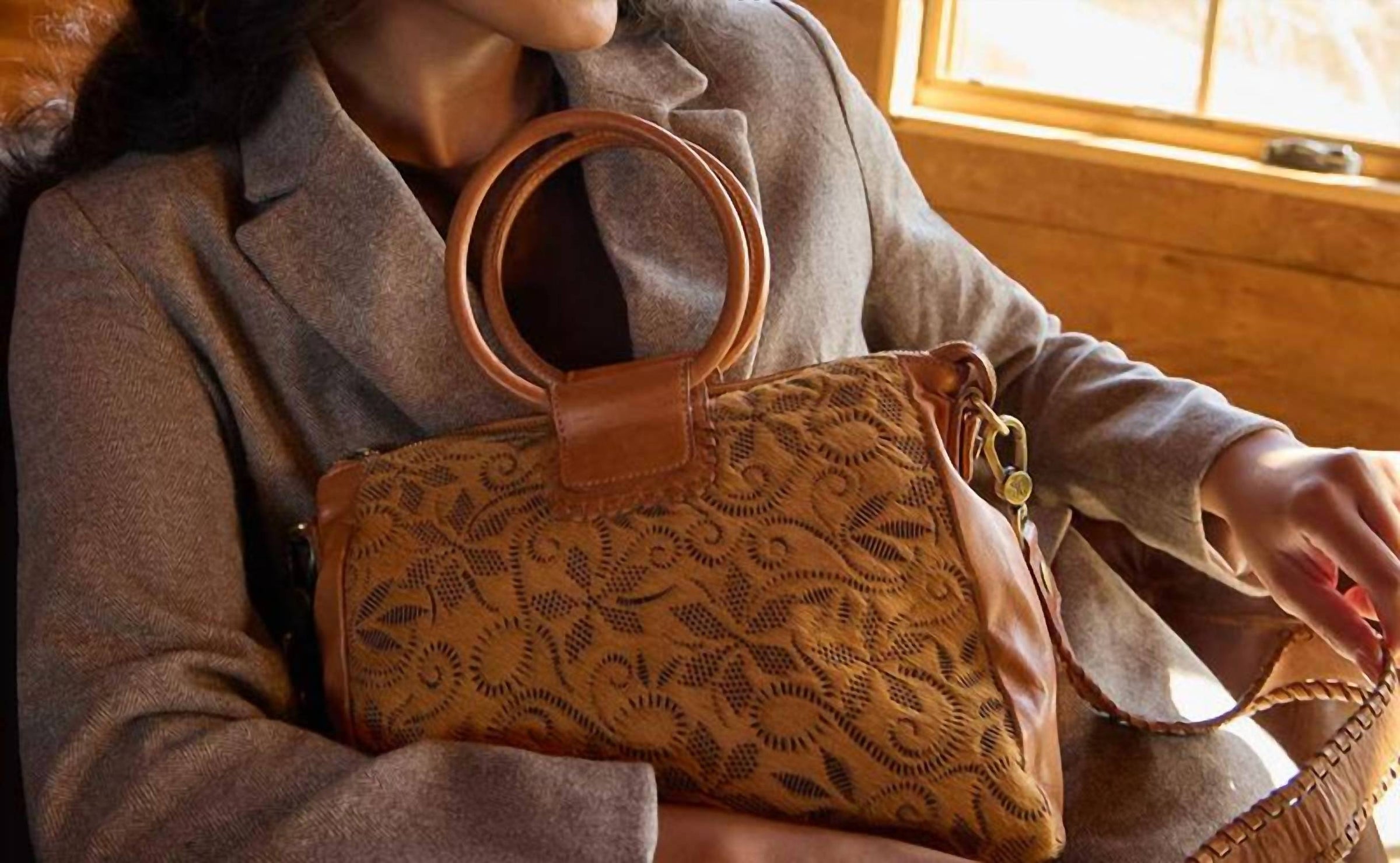 HOBO Women's Sheila Satchel in harvest wheat - women's bag - view 5