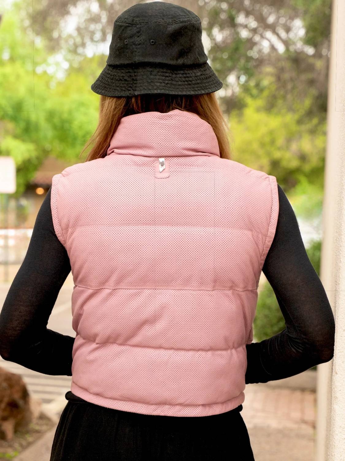 Mauritius - Ellice Leather Puffer Vest