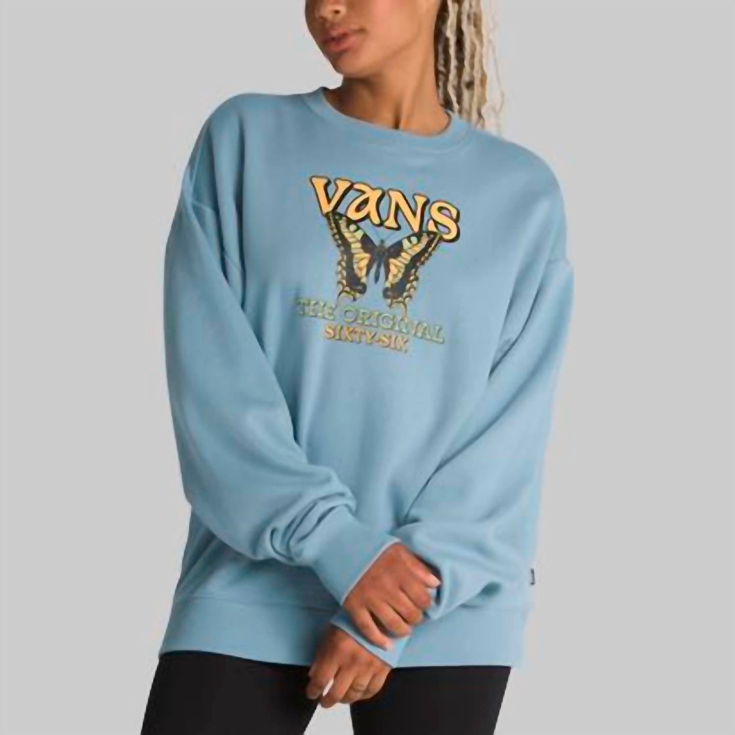Vans - Natural Fly Oversized Crew Sweatshirt